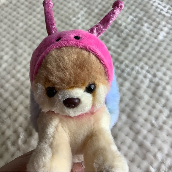 GUND Itty Bitty Boo Snail Puppy Dog Spin Master Plush Stuffed Animal w Hood - Picture 2 of 15